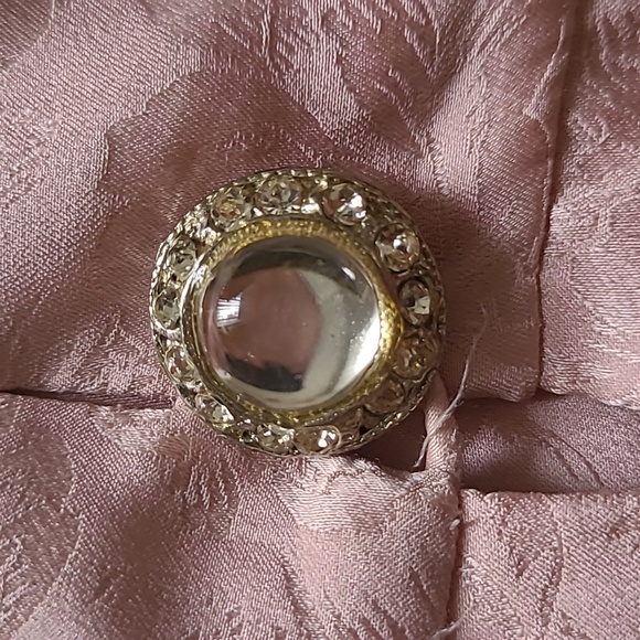 Vintage d'ore by Della Roufogali pink silk sequin and bead detail party jacket - Picture 3 of 8